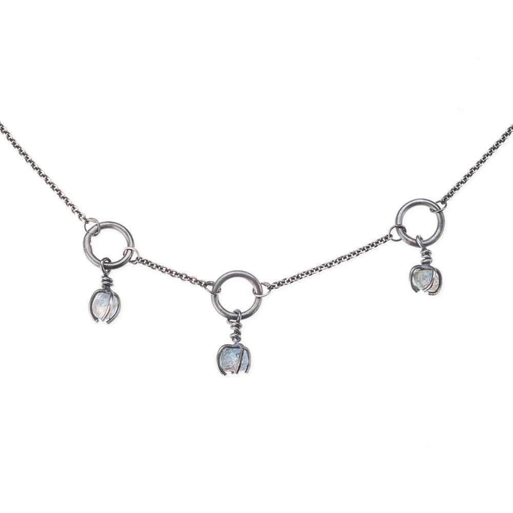 Montana sapphire necklace