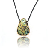 Blue Moon Turquoise Drop Necklace