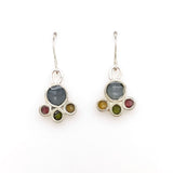 Indigo Flower Earrings