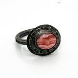 Rhodochrosite Ring size 6.25
