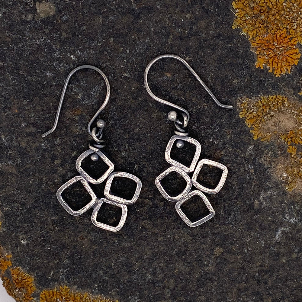 Clusters of Squares Earrings