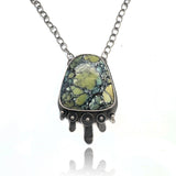 Turquoise Fringe Necklace