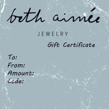 Gift Certificate