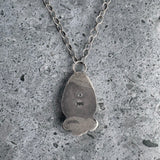 Dendritic Quartz Necklace with Sterling Buds