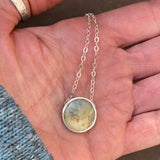 Payne's Gray and Naples Yellow Necklace