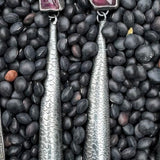 Modigliani Earrings with Kenya Sapphires