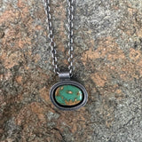 Itty Bitty - Green and Orange Turquoise