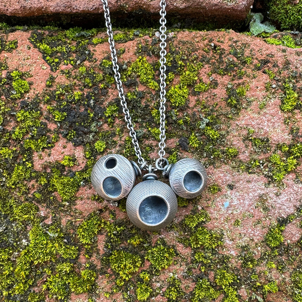 Three Orbs Necklace