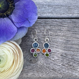 Colorful Cluster Earrings