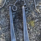 Silver Wedges with Gemstones