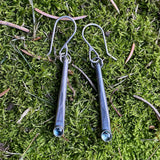 Silver Wedges with Gemstones