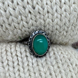 Chrysoprase Ring - Size 8