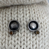 Callisto Earrings with Citrine