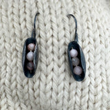 Cora Earrings with Pink Quartz