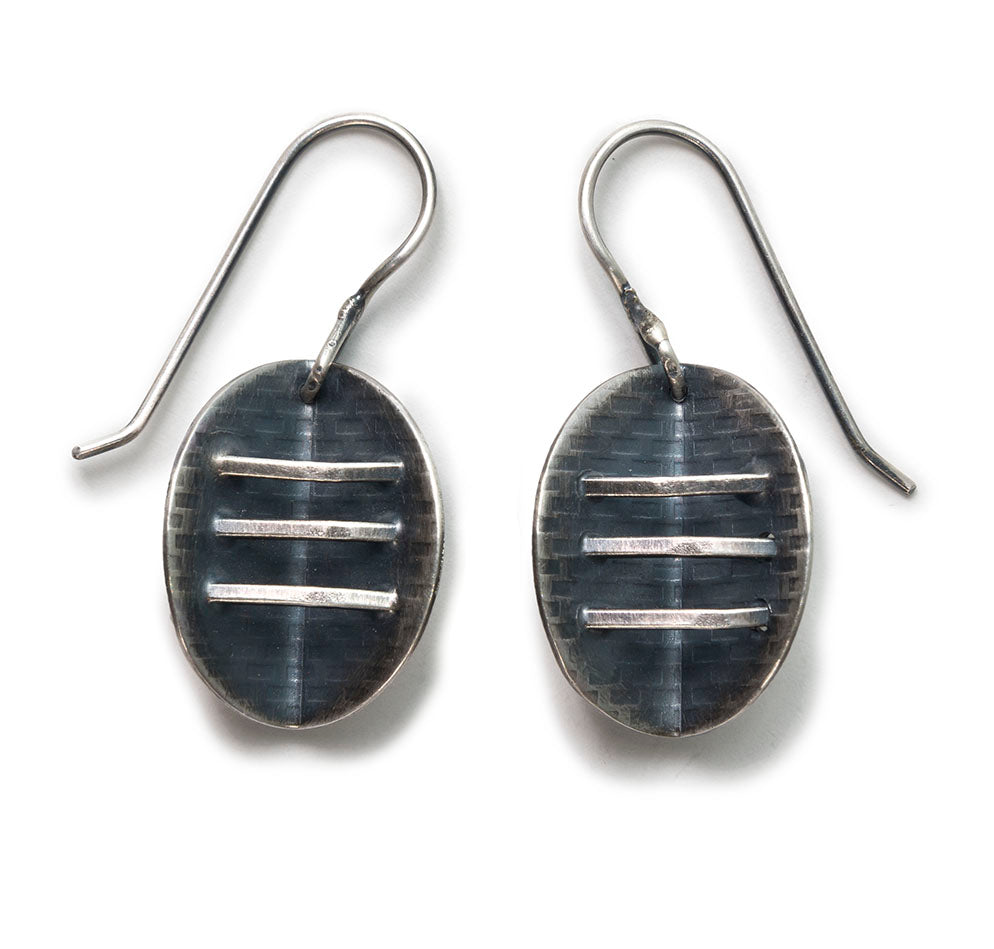 contemporary sterling silver earrings