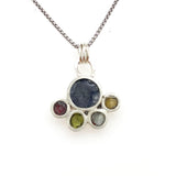 Indigo Flower Necklace