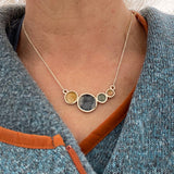 Indigo and Ochre Necklace