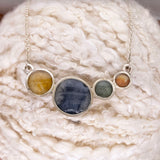 Indigo and Ochre Necklace