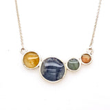 Indigo and Ochre Necklace