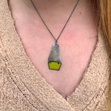 Kite Necklace in Bitter Green