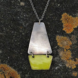 Kite Necklace in Bitter Green