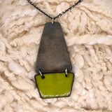 Kite Necklace in Bitter Green
