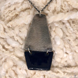 Kite Necklace in Blue Black