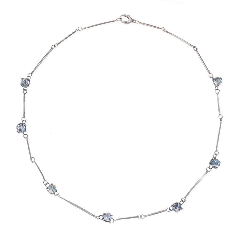 artisan necklace montana sapphires