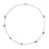 artisan necklace montana sapphires