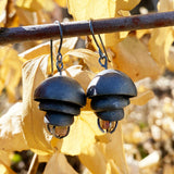 Millie Earrings with Watermelon Tourmaline Crystals