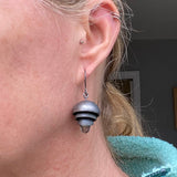 Millie Earrings with Watermelon Tourmaline Crystals