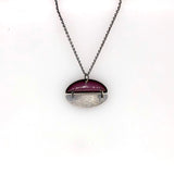 Pac-Man Necklace in Orchid