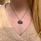 Pac-Man Necklace in Orchid