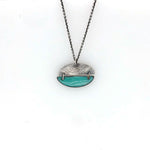 Pac-Man Necklace in Seafoam