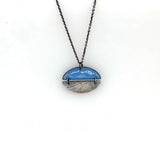 Pac-Man Necklace in Sky Blue
