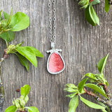 Rose Madder Hinge Necklace