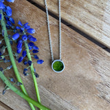 Grass Green Tiny Necklace