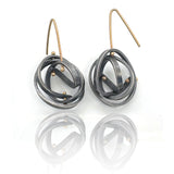 Scribbles with Gold Accents