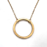 Simple Ring Necklace