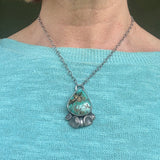 Sculptural Turquoise Necklace