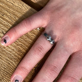 Pebbles with Sapphires Ring - size 7