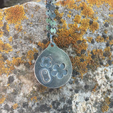 Blue Moon Turquoise Flower Necklace