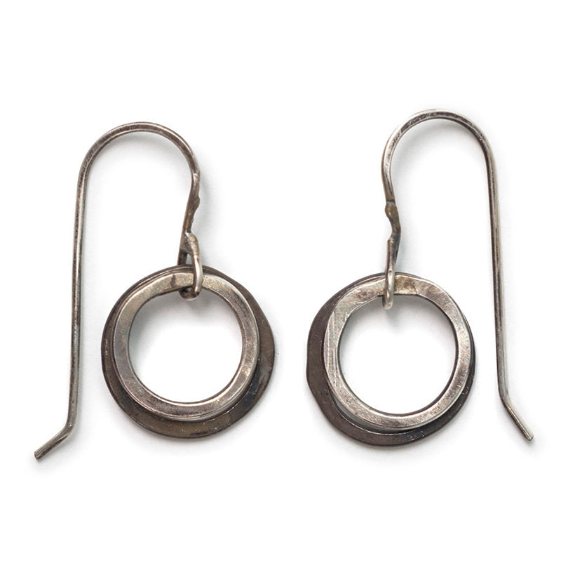 sterling silver hoops earrings
