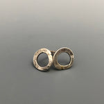 Simple forged sterling studs