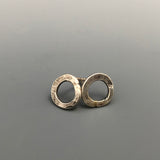 Simple forged sterling studs