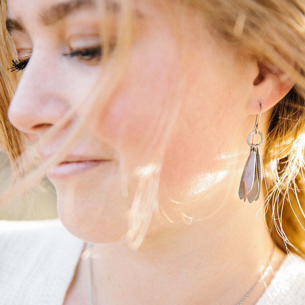 Textured Dream Catcher Earrings