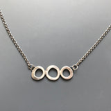 Three in a Row Necklace