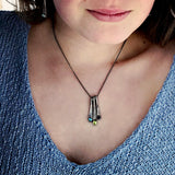 Wedges with Gemstones Necklace