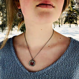 Window with Tourmaline Necklace