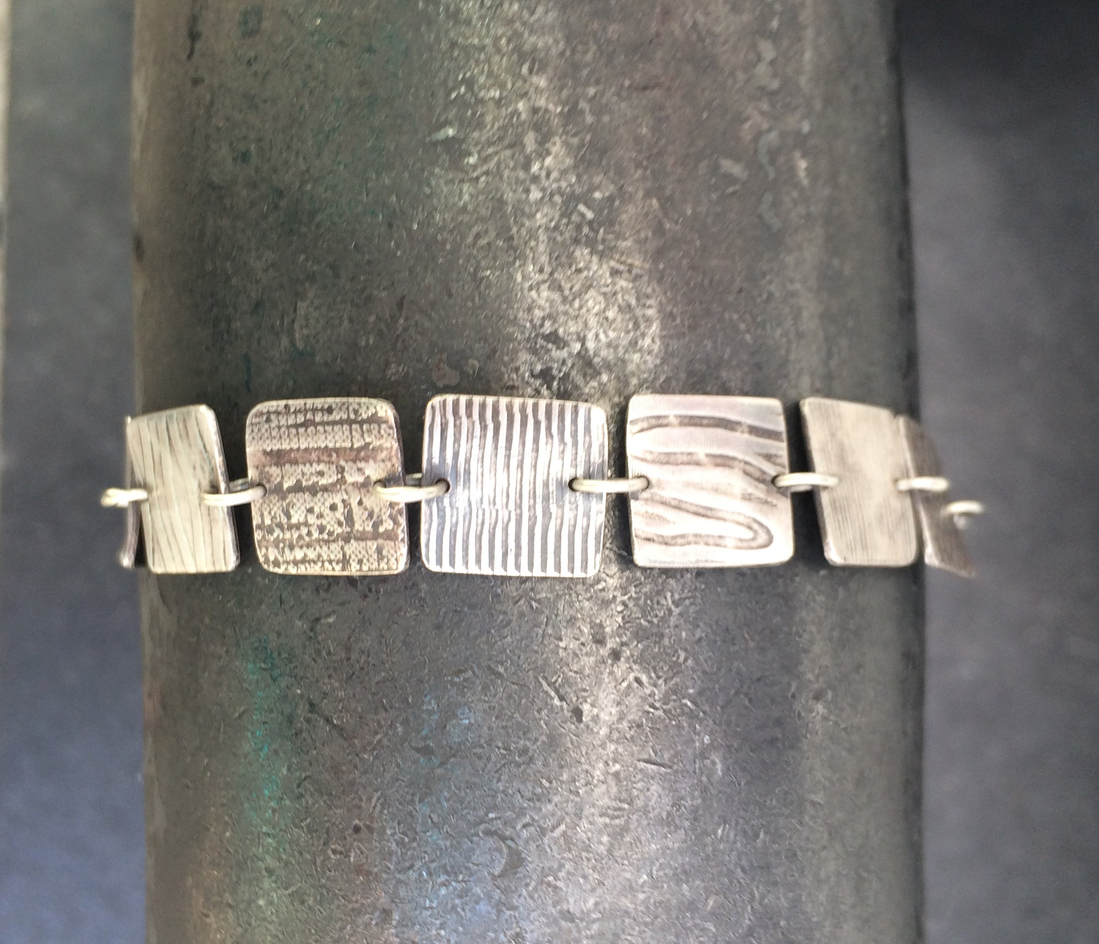 Linked Squares Bracelet